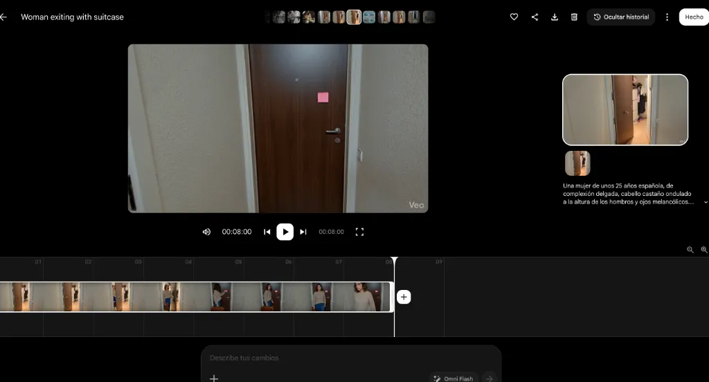 ドアと付箋のシーンにおける試行錯誤と生成プロセス